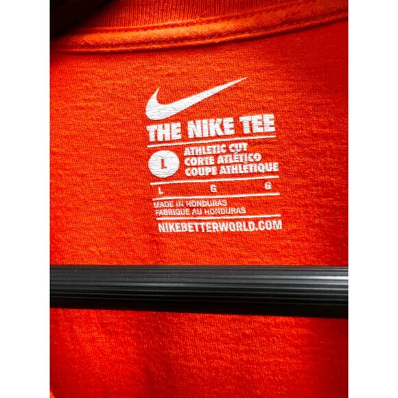 NIKE Clemson Tigers 2016 women’s Iren Orange Short sleeve football tee sz L - Picture 4 of 4